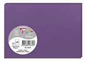 Papier do drukarek - Clairefontaine 1337C opakowanie z 25 kartkami pyłki w formacie C6, 110 x 155 mm, 210 g, fioletowe 1337C - miniaturka - grafika 1
