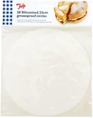 Folia, papier śniadaniowy, serwetki - Tala Papier do pieczenia silikonowany Tala 20 szt. - koła leduvel_10A05223 - miniaturka - grafika 1