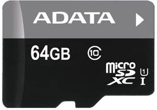 ADATA MicroSDXC Class 10 64GB + adapter  (AUSDX64GUICL10-RA1) - Karty pamięci - miniaturka - grafika 2