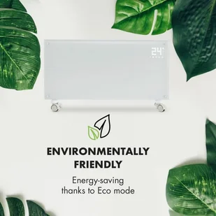 Klarstein Klarstein Bornholm Smart, grzejnik konwekcyjny, 2000 W, WiFi, wyświetlacz LED, czasomierz, IP24, biały ACO7-BornhomS-W - Ogrzewanie przenośne - miniaturka - grafika 7