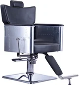 Fotele fryzjerskie - Barber King Fotel fryzjerski barberski hydrauliczny do salonu fryzjerskiego barber shop Modus Barberking w 24H LF-6675 - miniaturka - grafika 1