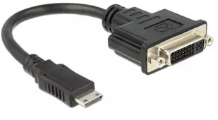 Delock Adapter HDMI Mini-C męski -> DVI 24+5 żeński, 20 cm (65564) - Adaptery i przejściówki - miniaturka - grafika 2