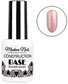 Lakiery hybrydowe - Base Construction Silver Dust 15ml BazaModenaNails - miniaturka - grafika 1