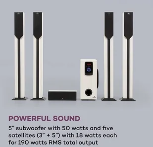 Auna Areal Elegance Jasne Drewno - Głośniki i kolumny - miniaturka - grafika 4