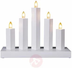Best Season wiecznik RAK 5-punktowy biały - Oświetlenie świąteczne - miniaturka - grafika 3