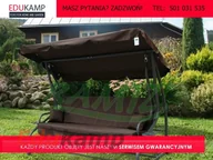 Huśtawki - RAMIZ HUŚTAWKA OGRODOWA 2w1 Leżanka 3-4 osobowa 214cm x 168 cm x 114 cm 4 KOLORY !!! HIT 8011 - miniaturka - grafika 1