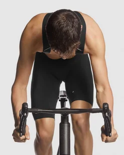 ASSOS ASSOS Spodenki rowerowe EQUIPE RS SPRING FALL BIB SHORTS S9 Black Series - Spodenki rowerowe - miniaturka - grafika 6