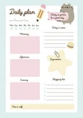 Kalendarze - Pusheen kotek is gonna be good day planer dzienny - miniaturka - grafika 1