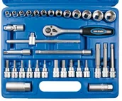 Klucze i nasadki - Stahl SW przemyśle komplet kluczy nasadowych, stal chromowo-wanadowa, 06520l - miniaturka - grafika 1