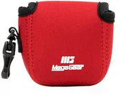 Akcesoria fotograficzne - MegaGear megagear "ultralekki" neopren torba na aparat  lustrzanka pokrowiec ochronny do GoPro Hero 5 Black, Hero 6 Black  z karabińczykiem do prostego zawsze mieć przy sobie, czerwony MG1313 - miniaturka - grafika 1