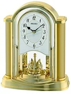 Zegary - Seiko Zegar stołowy Motion Analog tworzywo sztuczne złota próby qxn228g QXN228G - miniaturka - grafika 1