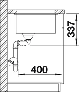 Blanco SUBLINE 480/320-U biały 523588 - Zlewozmywaki - miniaturka - grafika 4