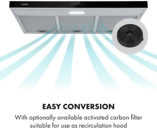 Klarstein CGCH5-Contempo90 - Okapy kuchenne - miniaturka - grafika 3