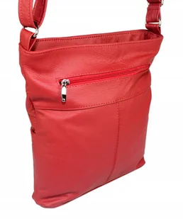 Magre (PL) Torebka Skórzana (PL) ANIA Listonoszka Skóra Naturalna MALINOWY - Torebki damskie - miniaturka - grafika 4