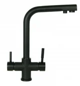 Baterie kuchenne - STELLMAN Bateria kuchenna czterodrożna MADIO czarna 1950B - miniaturka - grafika 1