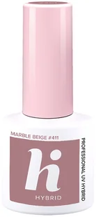 Hi Hybrid Hybrydowy lakier do paznokci Marble Beige nr 411 - Lakiery hybrydowe - miniaturka - grafika 2