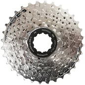 Kasety rowerowe - Shimano kaseta 8-rzędowa, szary CSHG418132 - miniaturka - grafika 1