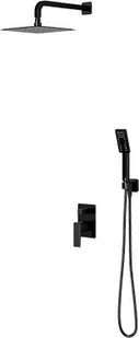 Omnires Parma zestaw prysznicowy podtynkowy SYSPM10BL czarny mat - Zestawy prysznicowe - miniaturka - grafika 2