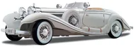 Kolekcjonerskie modele pojazdów - Maisto 36055 - Mercedes 500K Maharadjah 1:18, sortowane pod względem koloru, kolor nie do wyboru, A, jeden rozmiar, biały - miniaturka - grafika 1