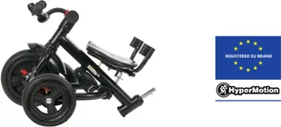 HyperMotion Rowerek trójkołowy Tobi Velar + folia przeciwdeszczowa - różowy TOBI VELAR PINK - Rowerki trójkołowe - miniaturka - grafika 22