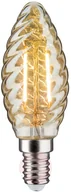 Żarówki LED - Paulmann Żarówka świeca LED E14 2,6W 2 500 K złota skręcona - miniaturka - grafika 1