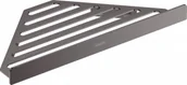 Półki łazienkowe - Hansgrohe 41741340 AddStoris Koszyk narożny czarny chrom szczotkowany - miniaturka - grafika 1