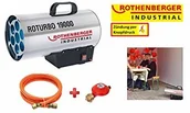 Ogrzewanie przenośne - Rothenberger Industrial RoTurbo 19000 1500000051 nagrzewnica gazowa, moc 18,2 kW 1500000051 - miniaturka - grafika 1
