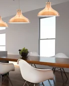 Lampy sufitowe - Lumina Deco Deco LAMPA WISZĄCA MOSIĘŻNA CORRADO - miniaturka - grafika 1