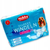 Specjalistyczne artykuły dla zwierząt - Chłonne Pieluchy Pampersy dla Psa psów Nobby M - miniaturka - grafika 1