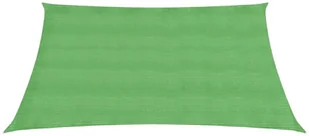 VidaXL Żagiel przeciwsłoneczny, 160 g/m, jasnozielony, 3,6x3,6m, HDPE 311275 VidaXL - Parasole ogrodowe - miniaturka - grafika 3