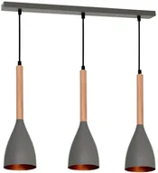 Lampy sufitowe - Luminex Żyrandol na lince MUZA 3xE27/60W/230V - miniaturka - grafika 1