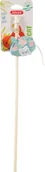 Zabawki dla kotów - Zolux Zabawka dla kota ETHICAT wędka mysz liście 580745 - miniaturka - grafika 1