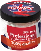 Pozostałe akcesoria fryzjerskie - ronney RONNEY Profesjonalne silikonowe gumki do włosów 500 szt PRZEŹROCZYSTE/TRANSPARENTNE ( R5/T/500) - miniaturka - grafika 1