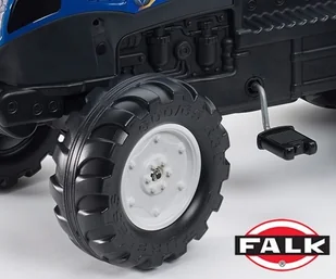 Falk Traktor New Holland Z Przyczepą - Jeździki dla dzieci - miniaturka - grafika 7