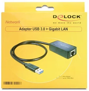 Delock Karta sieciowa Usb 3.0->RJ-45 1GB - Switche - miniaturka - grafika 7