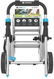 Cellfast Wózek metalowy na wąż 1/2" 60 m EXPLORER Celefast Hydro 1 2 60 m EXPLORER ERGO przywieszka CEL-55-050-0 - Węże ogrodowe i zraszacze - miniaturka - grafika 6