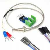 Akcesoria do komputerów jednopłytkowych - Moduł MAX6675 z termoparą typ K do 800°C Spi - miniaturka - grafika 1