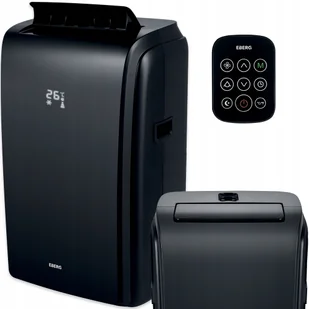 Eberg Klimatyzator przenośny 3,2 kW WiFi czarny - Klimatyzatory - miniaturka - grafika 2