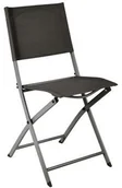 Fotele i krzesła ogrodowe - NATERIAL Krzesło ogrodowe składane EMYS NATERIAL antracytowe - miniaturka - grafika 1