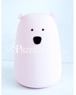 Rabbit&friends SILIKONOWA LAMPKA DO POKOJU DZIECKA - RABBIT & FRIENDS - Różowy Miś - duża 111R - Lampy pozostałe Rabbit&friends SILIKONOWA LAMPKA DO POKOJU DZIECKA - RABBIT & FRIENDS - Różowy Miś - duża 111R - Lampy pozostałe - miniaturka - grafika 1