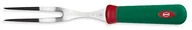 Widelce - Sanelli Premana Professional widelec do mięsa wygięty, ze stali nierdzewnej, zielony/czerwony, 32.0 x 3.0 x 3.5 cm 367633 - miniaturka - grafika 1