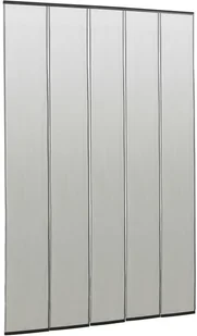 VidaXL Lumarko Moskitiera na drzwi, 4-panelowa, czarna, 240x240 cm! 148712 VidaXL - Moskitiery - miniaturka - grafika 4