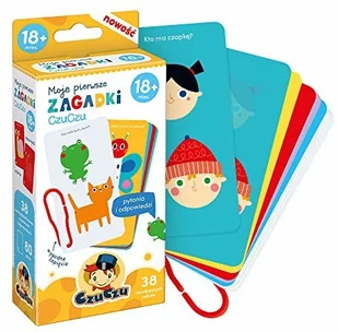 CzuCzu Książka Moje pierwsze zagadki 18m+ - Zabawki interaktywne dla dzieci - miniaturka - grafika 4