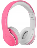 Słuchawki - Kruger&Matz KIDS STREET Różowo-Białe (KM0657) - miniaturka - grafika 1