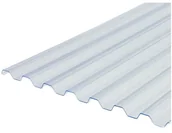 Pokrycia dachowe - POLYXO Płyta trapezowa PCV 200 x 90 cm przezroczysty Polyxo - miniaturka - grafika 1