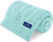 Koce i narzuty dla dzieci - Bocioland Kocyk Bambusowy Milano Miętowy 80x100 - miniaturka - grafika 1