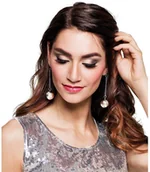 Gadżety dla niej i dla niego - GoDan Kolczyki, kula disco, srebrne - miniaturka - grafika 1