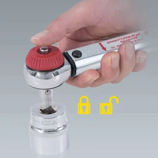 KS Tools Klucz dynamometryczny ERGOTORQUE, 200 Nm, czerwony 516.6042 - Klucze i nasadki - miniaturka - grafika 4
