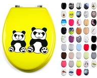 Deski sedesowe - MSV Deska sedesowa WC deska sedesowa deska sedesowa WC pokrywa sedesu płyty MDF (Panda) 1990/141277 - miniaturka - grafika 1