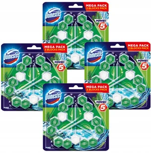 Domestos Trio Power 5 Lawenda Zawieszka Wc 12szt - Środki do WC - miniaturka - grafika 8